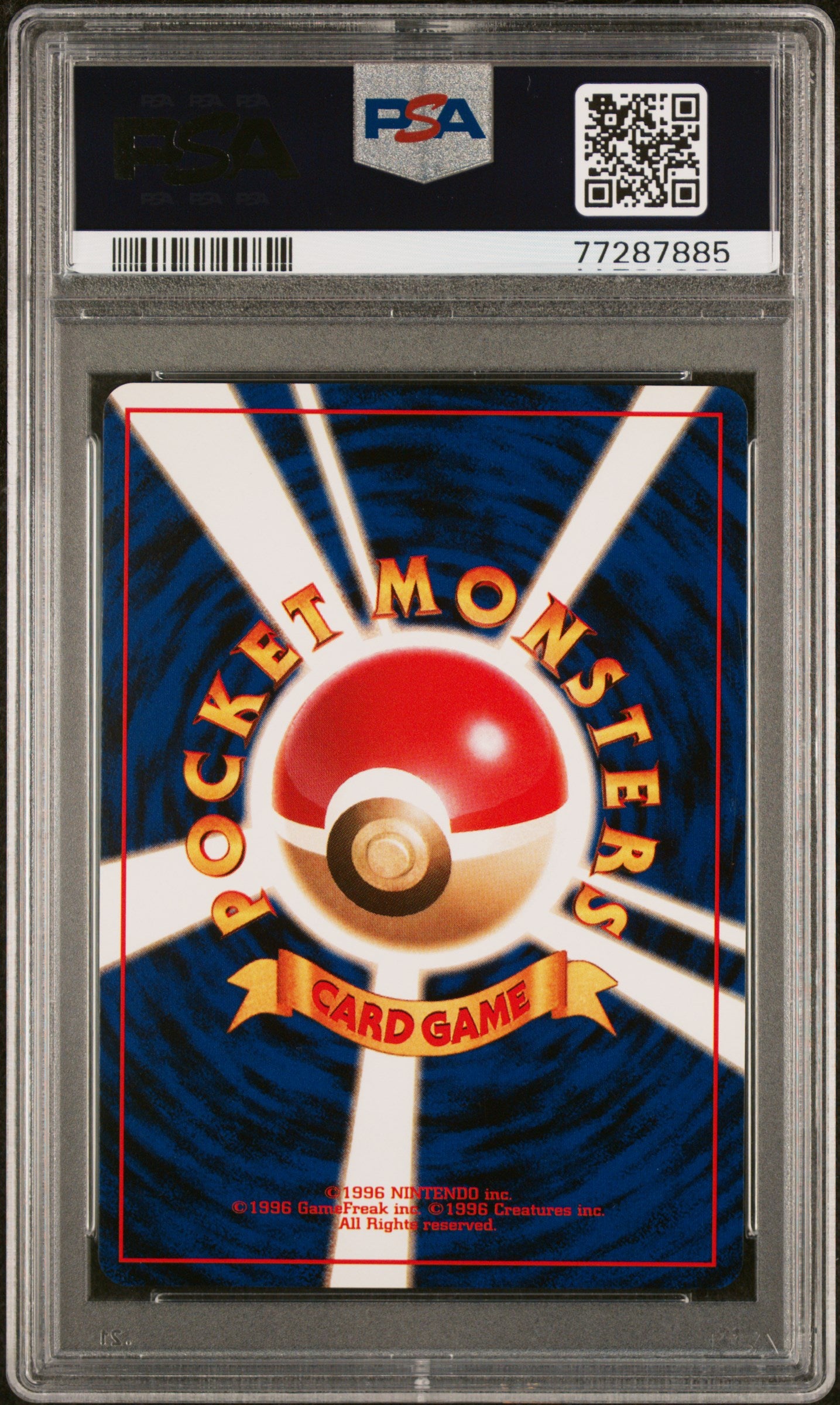 1997 Pokemon Japanese Rocket #149 Dark Dragonite-Holo PSA 9