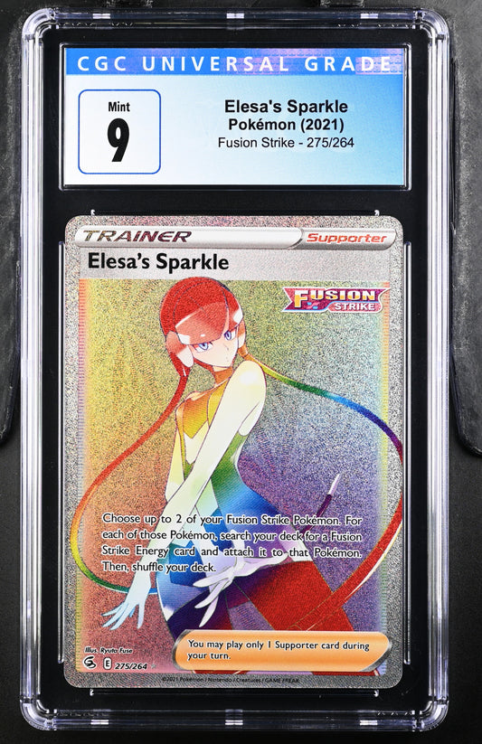 2021 Fusion Strike #275/264 Elesa's Sparkle CGC 9