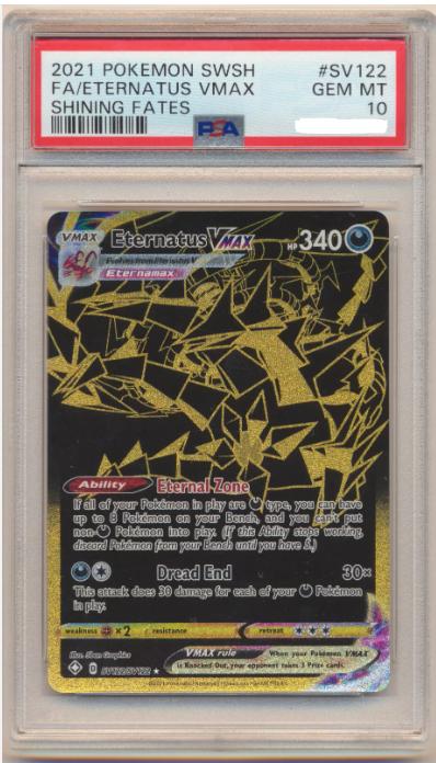 2021 Pokemon Shining Fates #SV122 Eternatus Vmax PSA 10