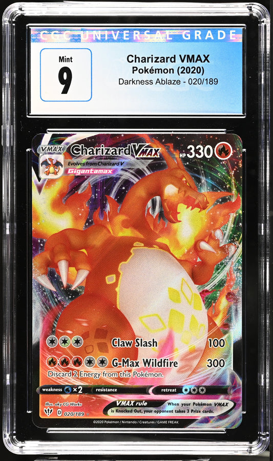 2020 Darkness Ablaze #020/189 Charizard VMAX CGC 9