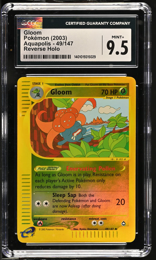 2003 Aquapolis #49/147 Gloom CGC 9.5 Reverse Holo